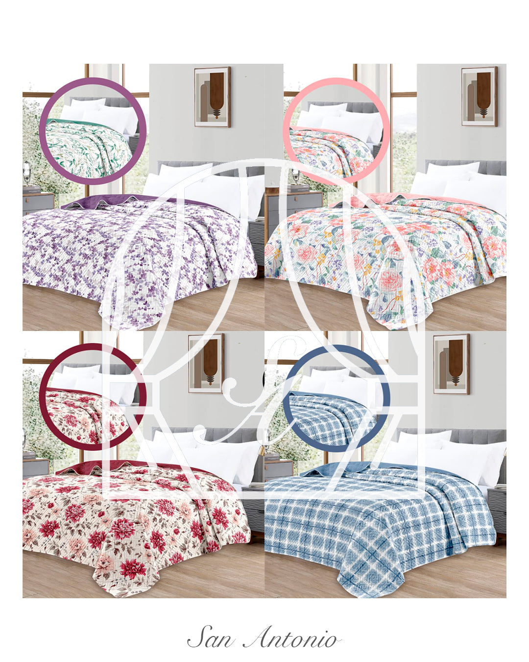 COLCHA REVERSIBLE RIHANNA G&B