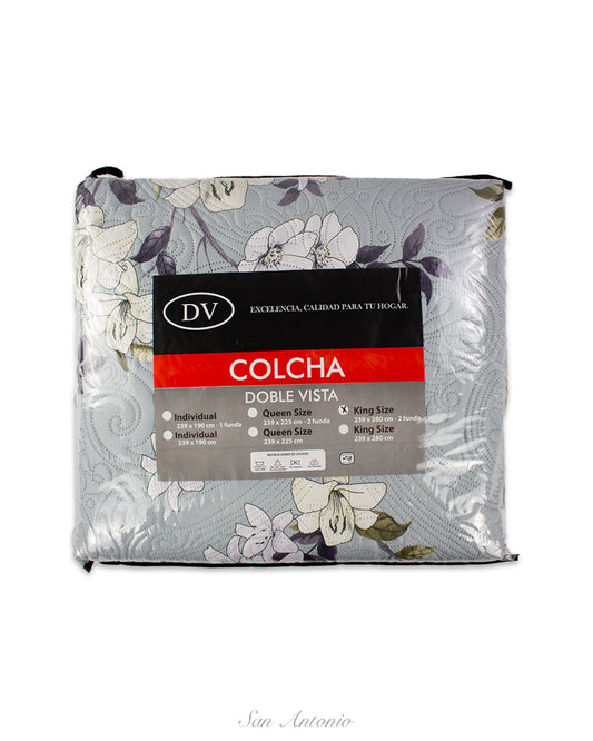 Colcha Doble Vista Con Fundas DV