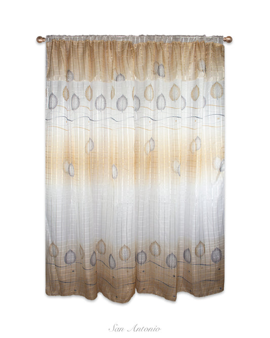 Cortina Organza Estampada