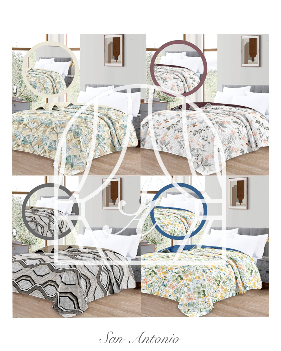 COLCHA REVERSIBLE RIHANNA G&B