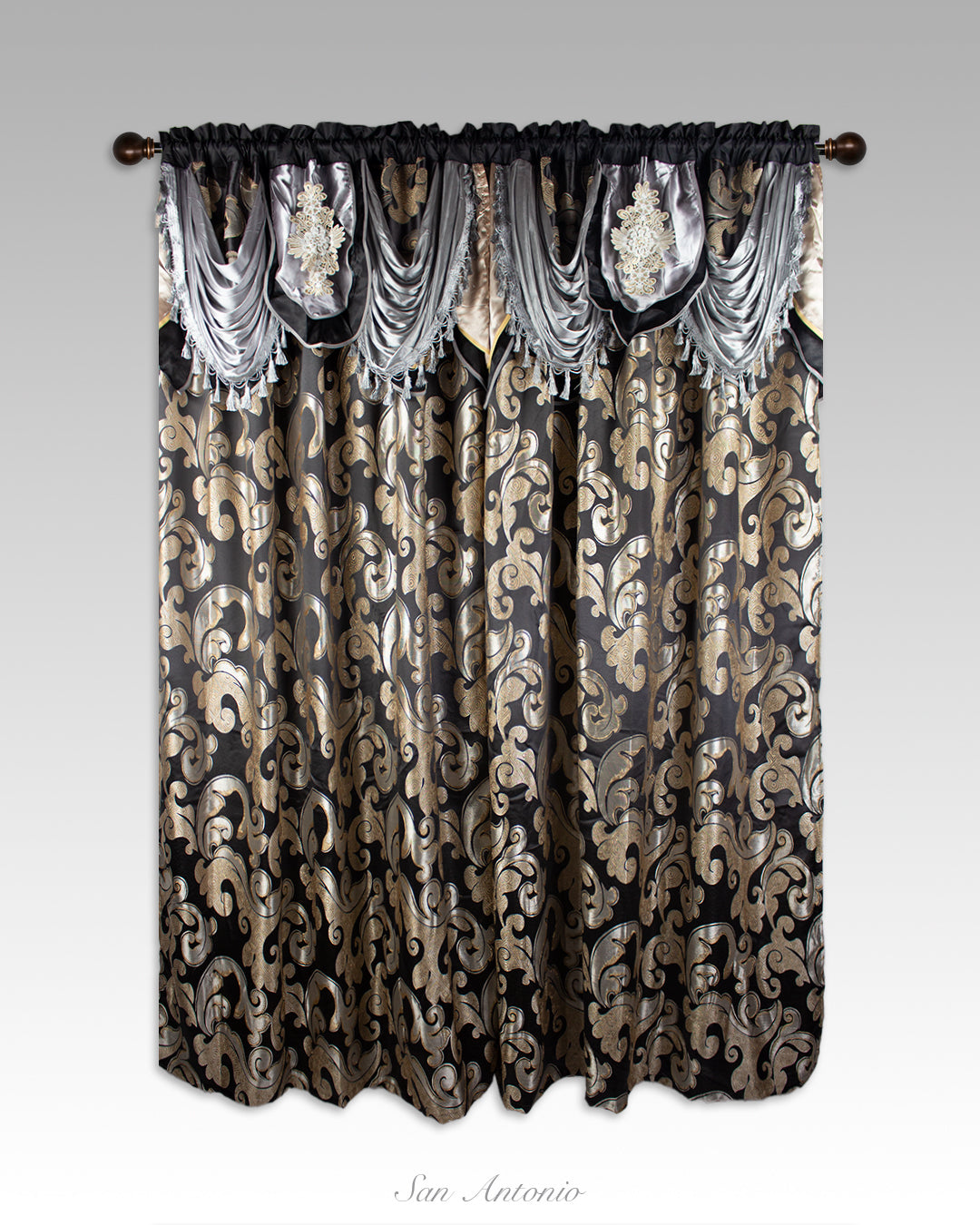 Cortinas Jacquard Valance