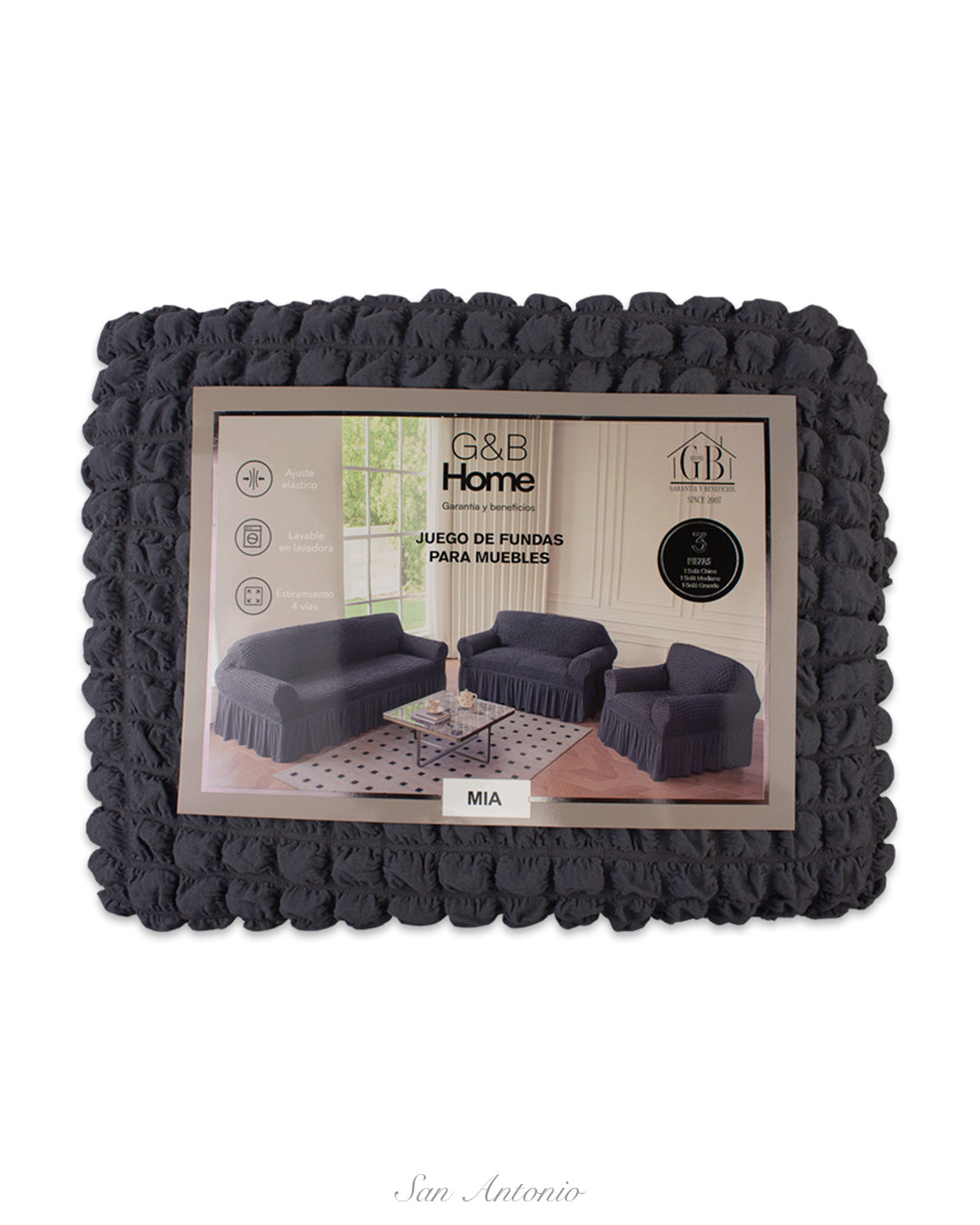 Cubre Salas Corrugado Olan