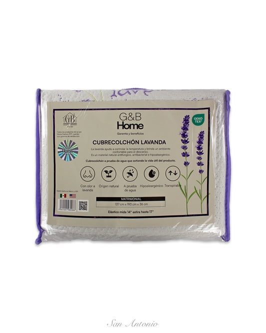 Cubrecolchón Lavanda G&B
