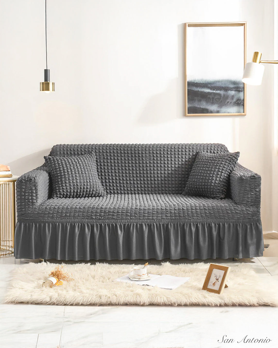 Cubre Salas Corrugado Olan